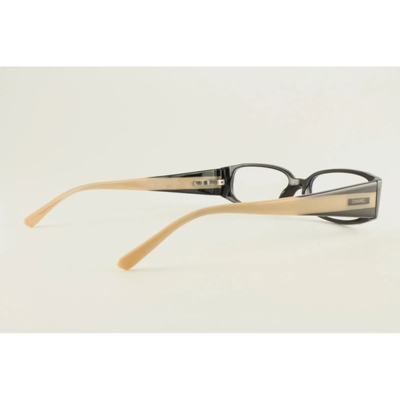 Very Rare Authentic Chanel 3122 c.943 53mm Black Beige Glasses Frames Italy - Picture 12 of 13